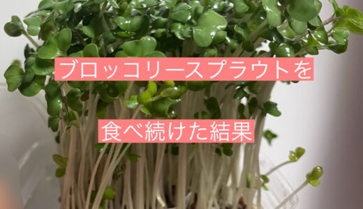 ブロッコリースプラウトを食べ続けた結果｜血液検査を基に解説します